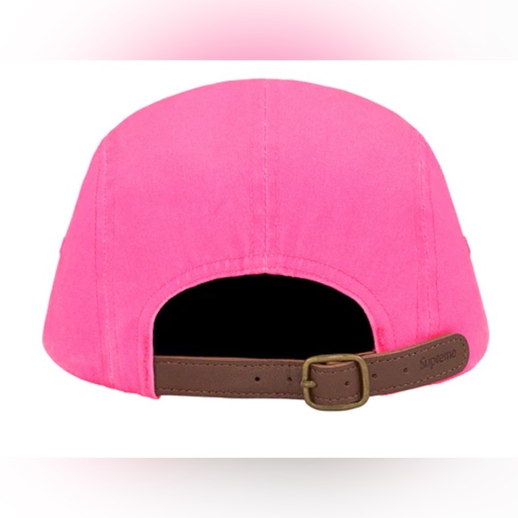 Supreme Washed Chino Twill Camp Cap Pink - Picture 2 of 2